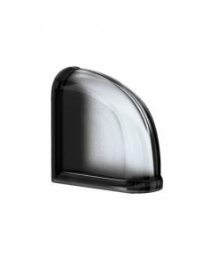 Mini Liquorice Curved End pustak szklany luksfer